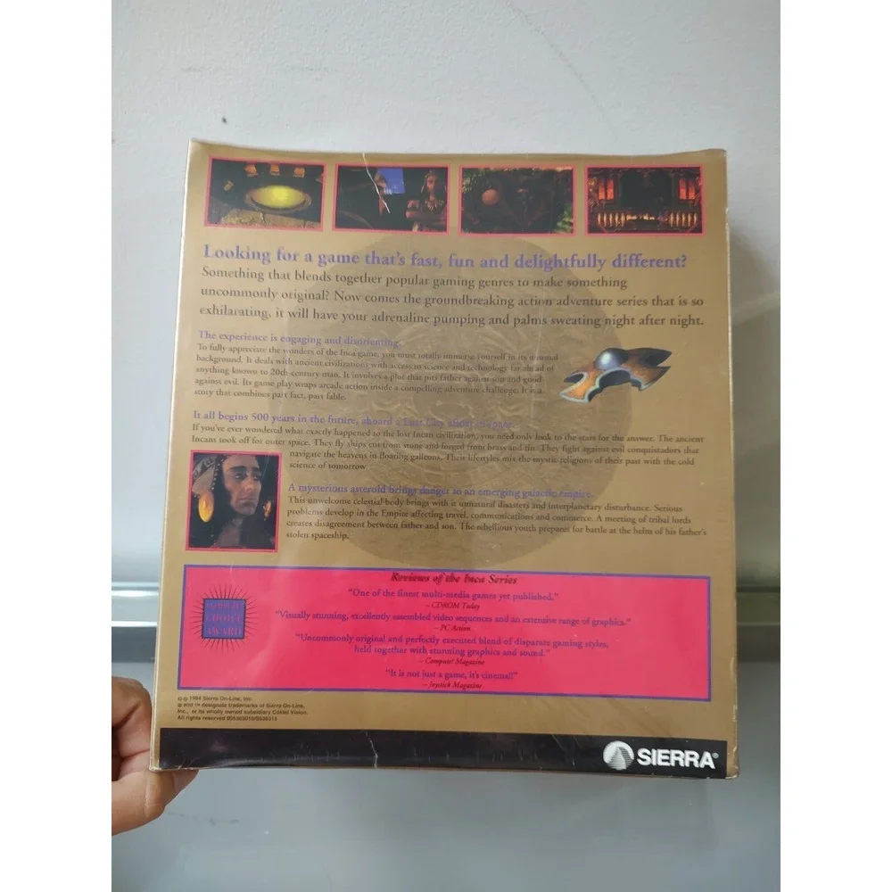 Vintage computer game Sierra Inca 2 new sealed‎